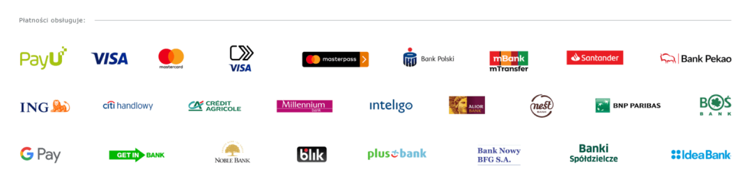 Payment methods